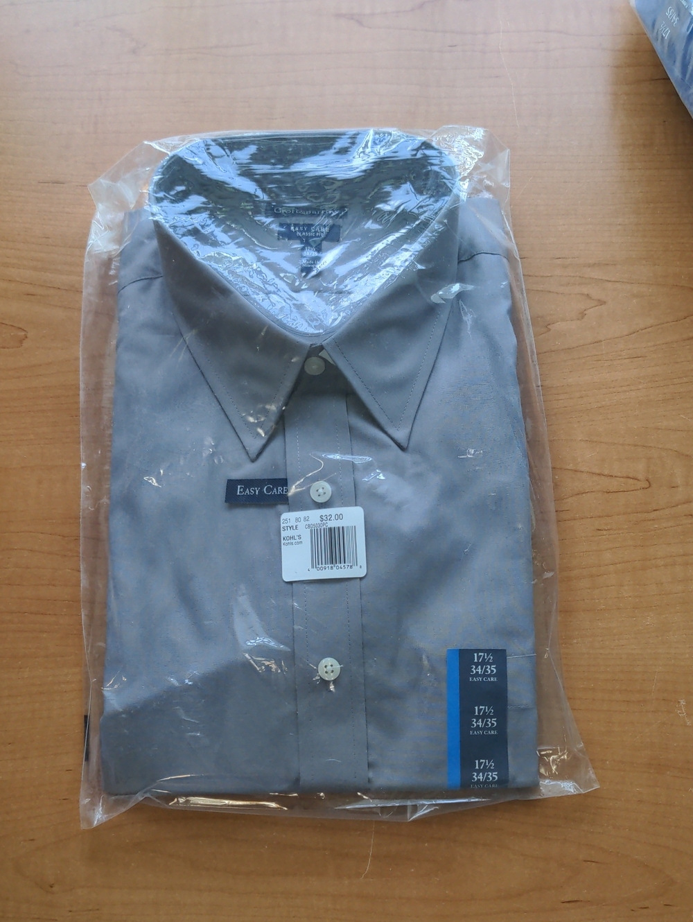 NWT Croft &Barrow Long Sleeve Dress Shirt